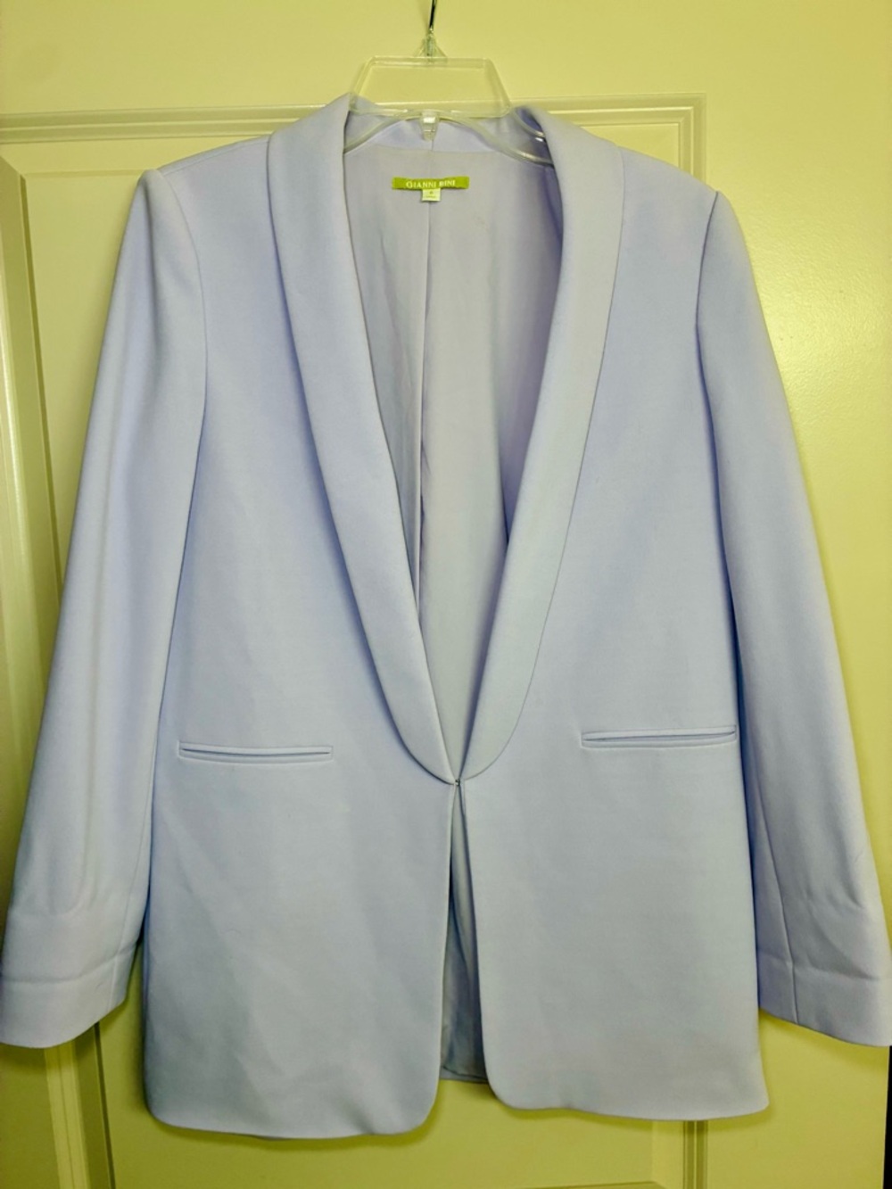 Gianni Bini Light Lilac Shawl Collar Blazer
